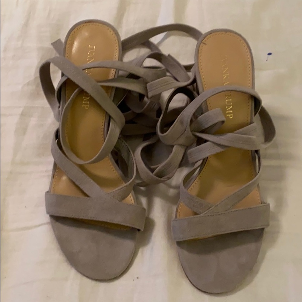 Grey shoes size 8